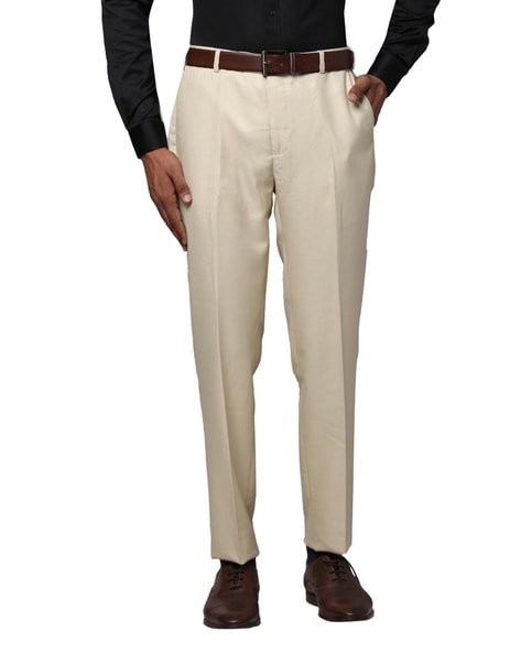 Buy NEXT Men Blue Formal Slim Fit Trousers  Trousers for Men 1837119   Myntra