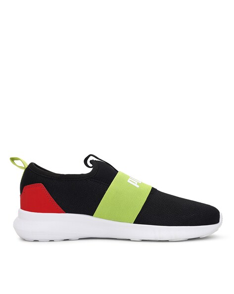 puma trainers with elastic strap