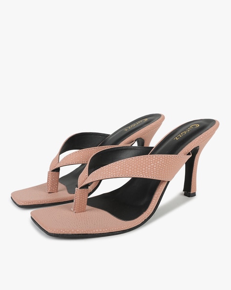 Buy Nude Flat Sandals for Women by BRASH Online | Ajio.com