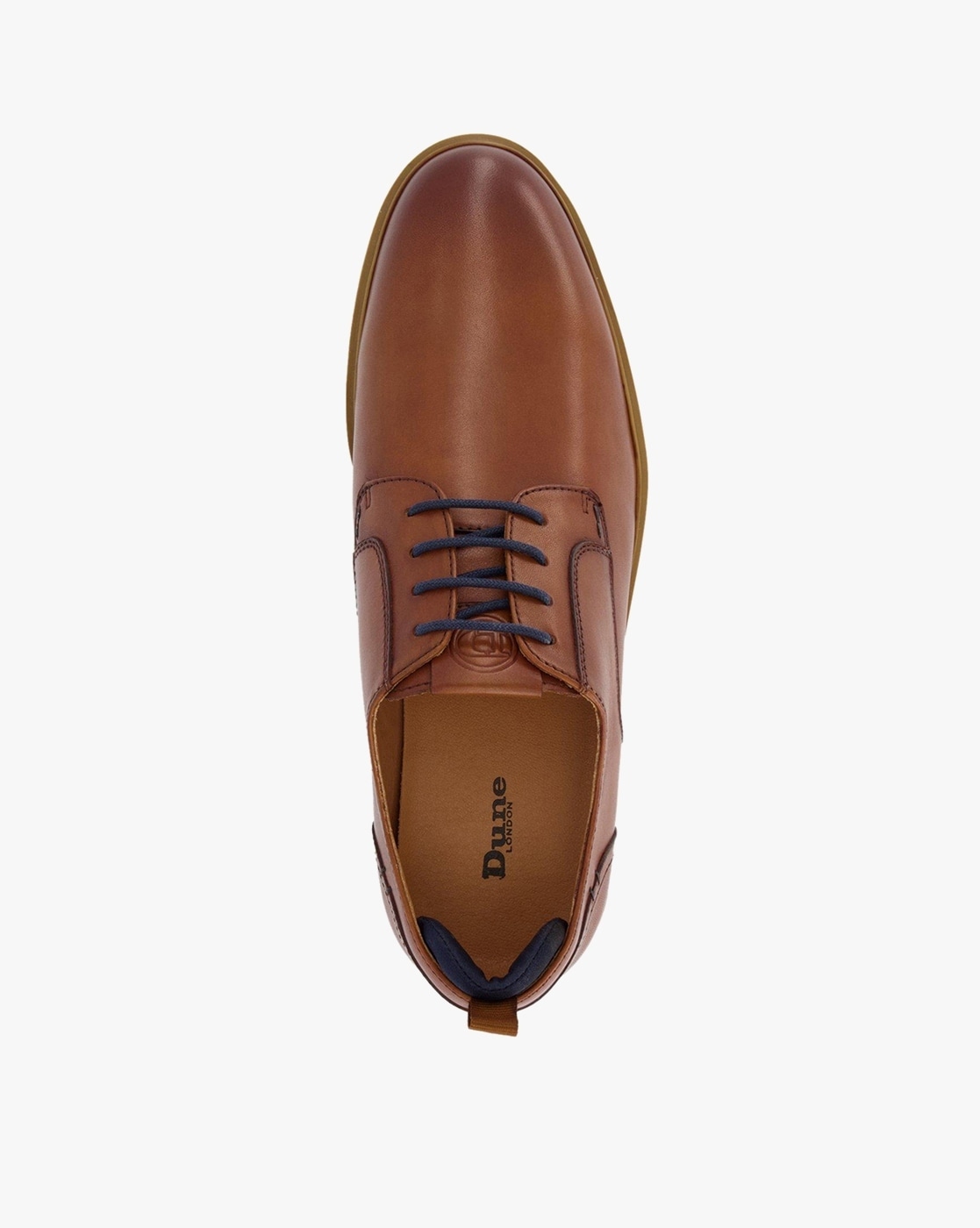 Dune mens brown sales shoes