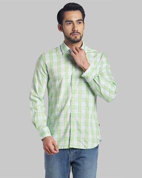 Buy Green Shirts for Men by PARX Online 