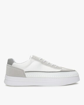 altheory panelled lace up sneakers
