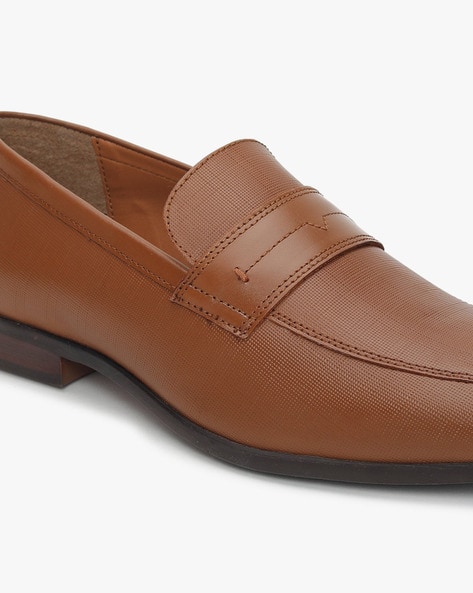 Textured deals penny loafers