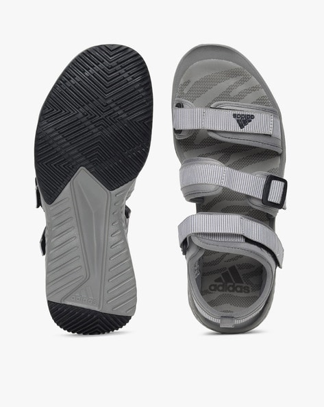 Gray best sale adidas sandals