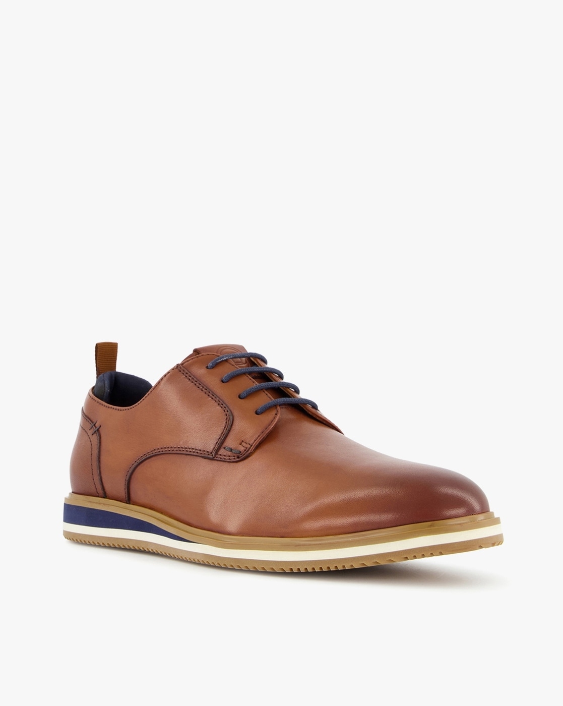 Dune mens brown sales shoes