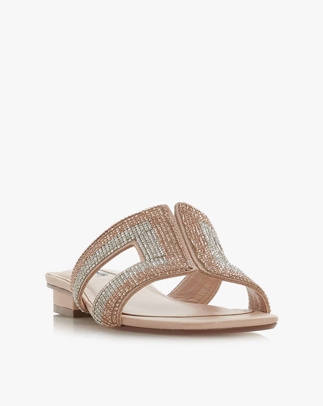 Buy Rose gold Flat Sandals for Women by Dune London Online