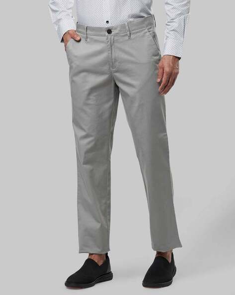 Raymond Grey Regular Fit Formal Trouser - Buy Raymond Grey Regular Fit  Formal Trouser online in India