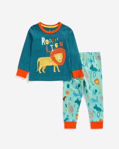 Buy Multicoloured Nightsuit Sets for Boys by Mothercare Online