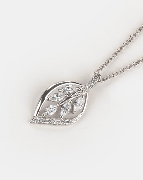 Buy SHAYA BY CARATLANE Walk Me Home Pendant Necklace In 925 Silver