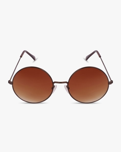 Men's Brown Heritage Round Frame Sunglasses | dunhill HU