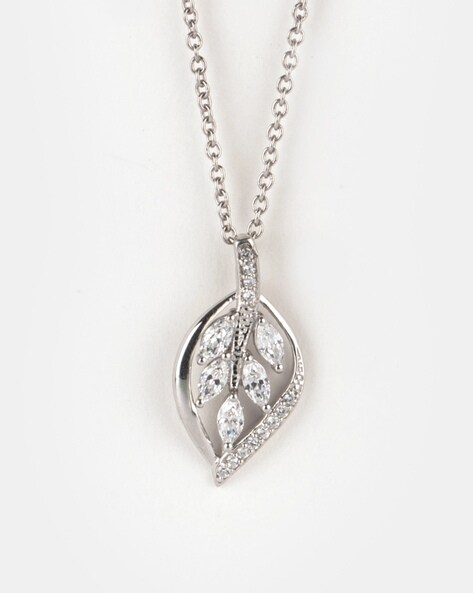 Buy SHAYA BY CARATLANE Walk Me Home Pendant Necklace In 925 Silver