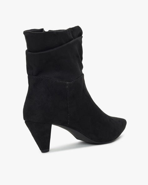 Cone heel hotsell slouch boots