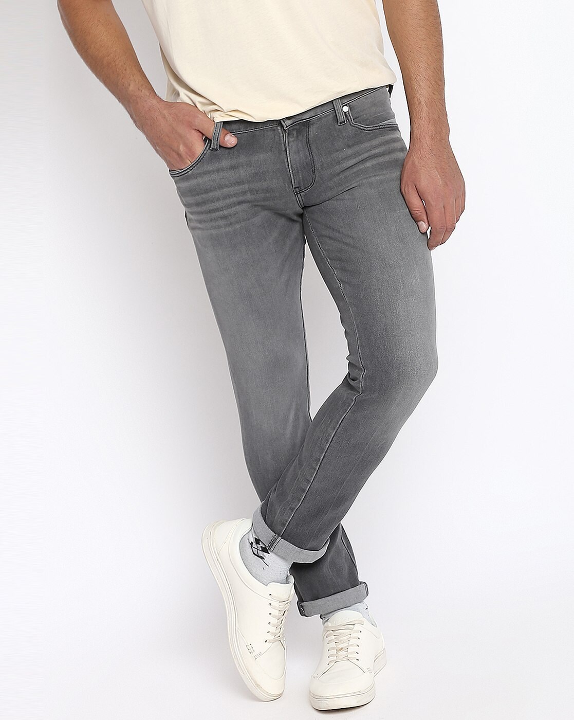 Buy Grey Jeans for Men by Wrangler Online 