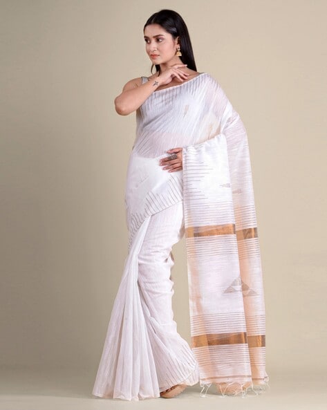 Pretty Little Things - Jamdani Khadi Cotton Sarees – The Urban Doe