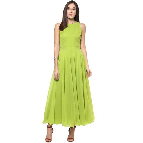 Buy Lime Green Dresses for Women by 