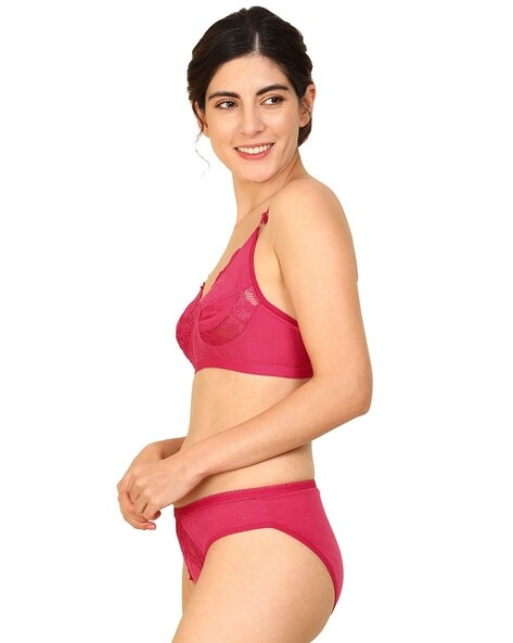 Buy Pink Lingerie Sets for Women by CUP'S-IN Online