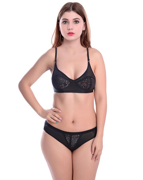 Buy Black Lingerie Sets for Women by AROUSY Online