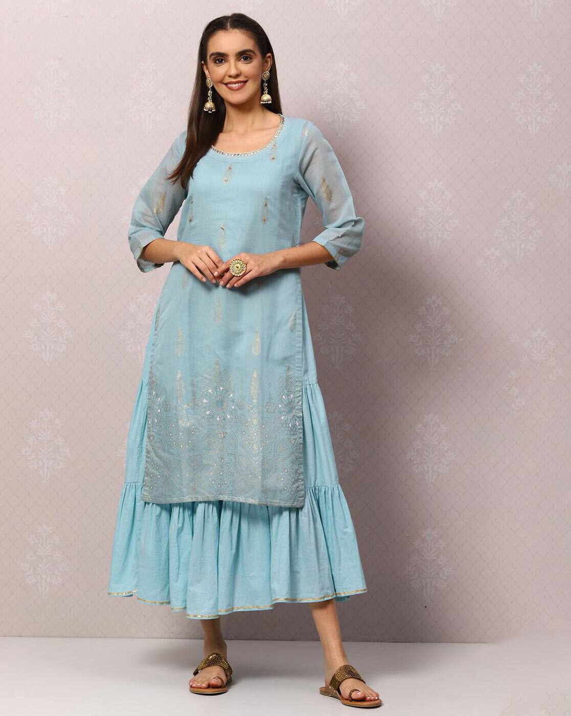 Buy Blue Kurtas for Women by BIBA 