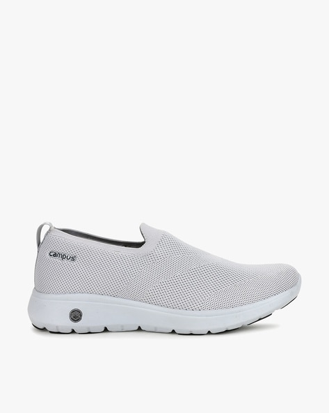 mens grey slip on trainers