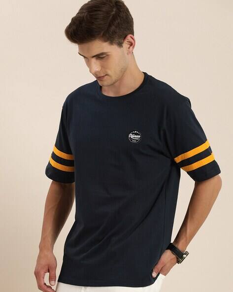 Buy Navy Tshirts for Men by DIFFERENCE 
