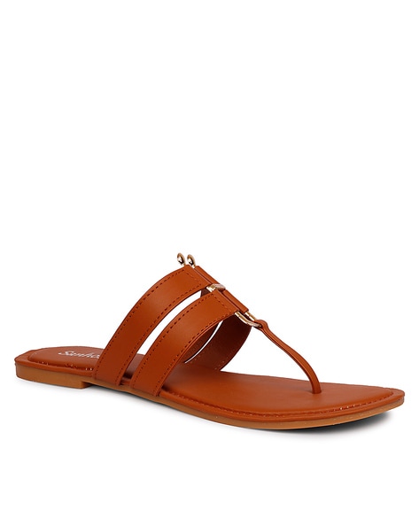 Leather insole sandals hot sale