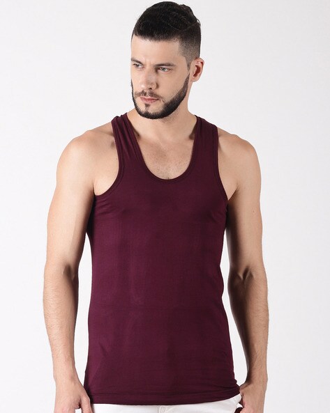 mens cut off vest