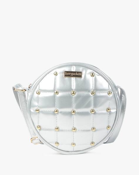 Berrypeckers Round Sling Bag with Rivets
