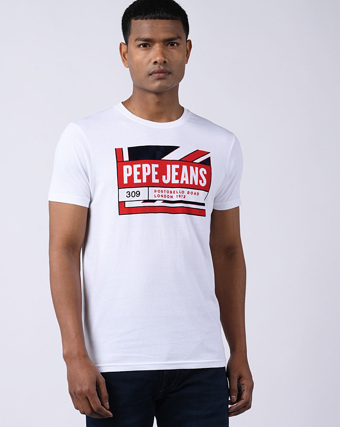 Buy White Tshirts for Men Pepe Online Jeans by