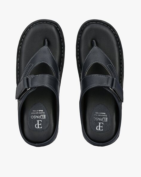 Flip flops with store velcro straps