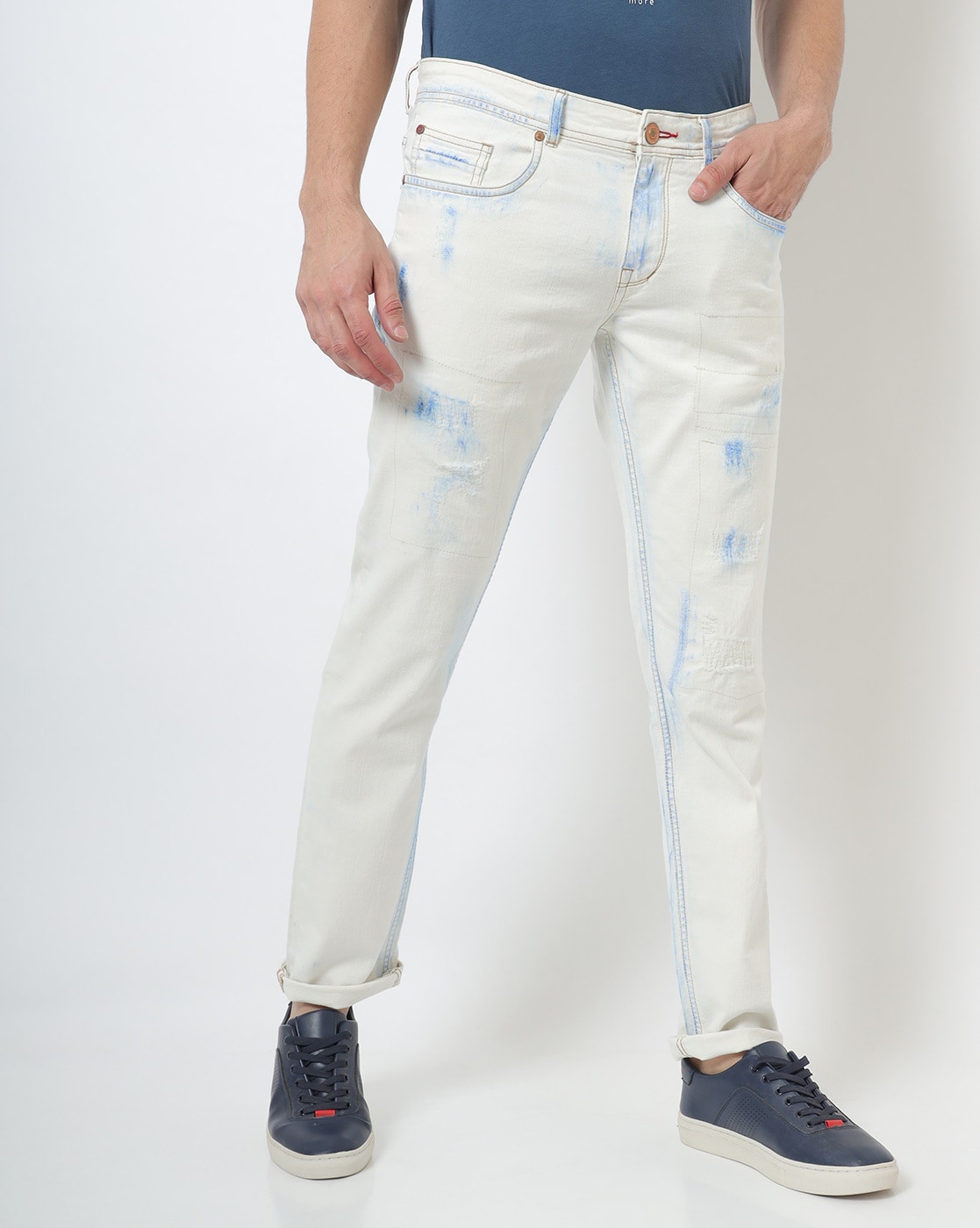 MIXT by Nykaa Fashion Off White Straight Fit High Waist Denims Buy MIXT by  Nykaa Fashion Off White Straight Fit High Waist Denims Online at Best Price  in India  Nykaa