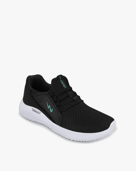 campus tyson black running shoes