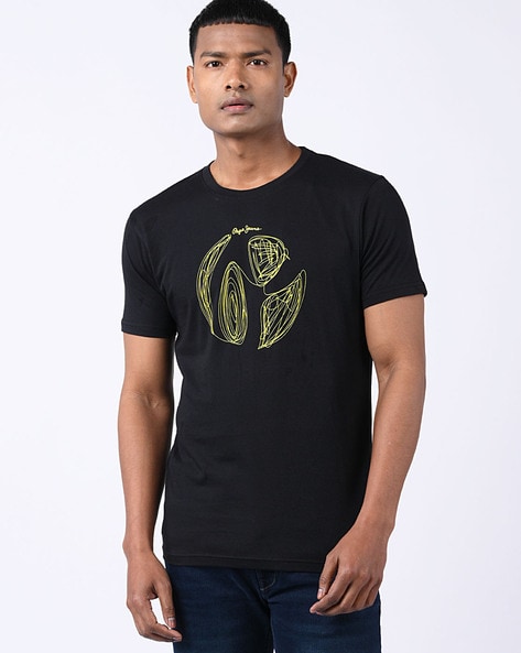 by Pepe Men Black Jeans Tshirts Buy for Online