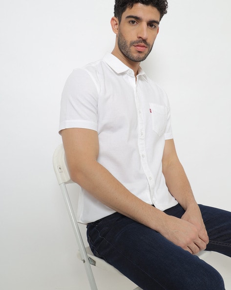 levis white shirt price