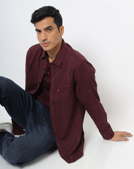 Buy Maroon Shirts for Men by LEVIS Online 