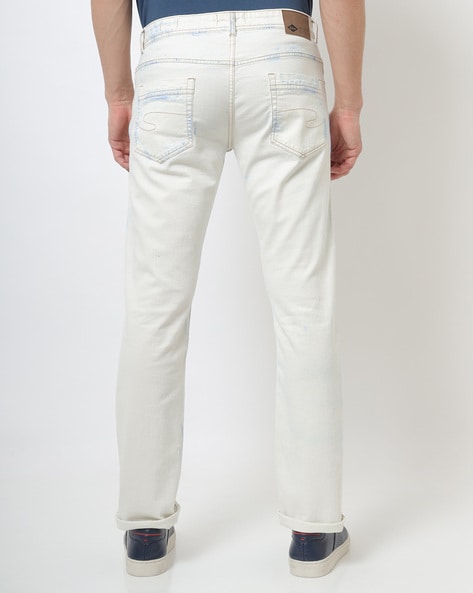 rrl white denim jeans