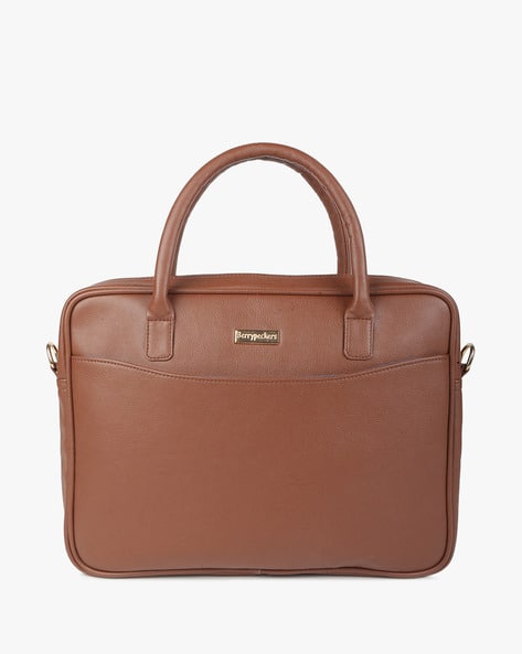 Buy Tan Laptop Bags for Women by Berrypeckers Online