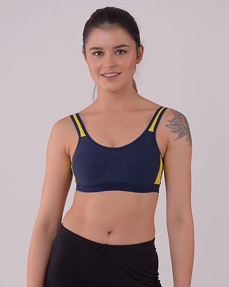 Buy Yellow & Navy Blue Bras for Women by Apraa & Parma Online