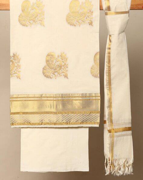 kerala cotton dress materials Yellow Dress Material Online Kerala Digital Printed Pure Cotton Pakistani  Suit In Yellow