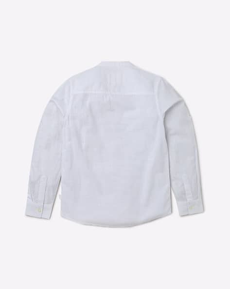 Cotton Shirt with Welt Pocket view 3