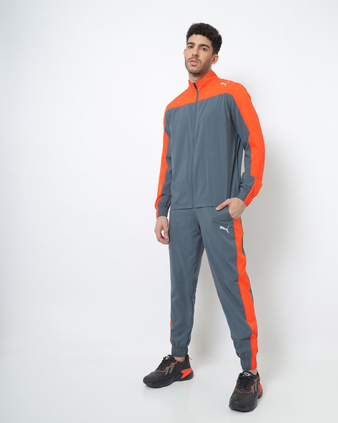 Puma tracksuit clearance mens grey