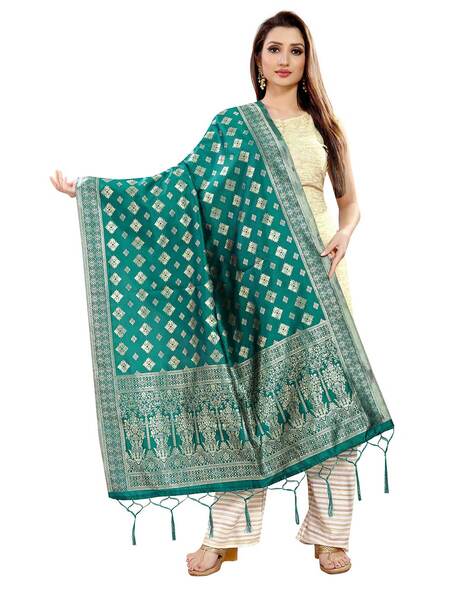 Banarasi Silk Woven Dupatta Price in India