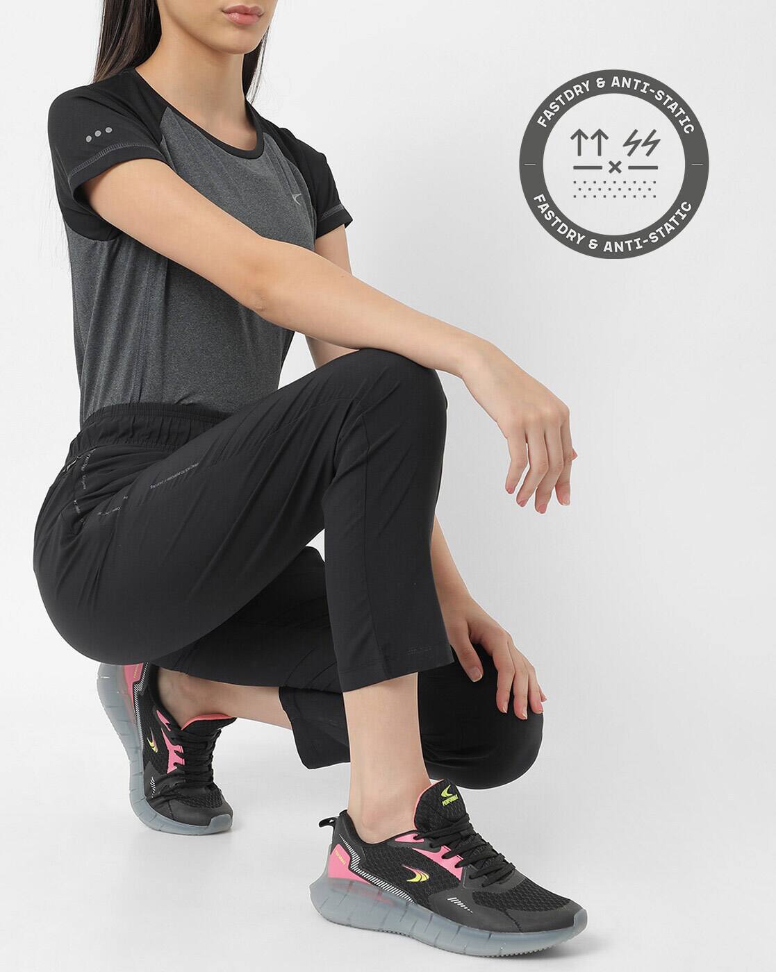 Buy Black Track Pants for Women by 