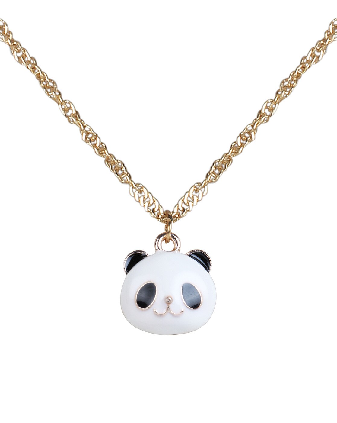 1/20OZ Fine Gold Panda Coin Necklace with Rope Bezel – Queen of Gemz