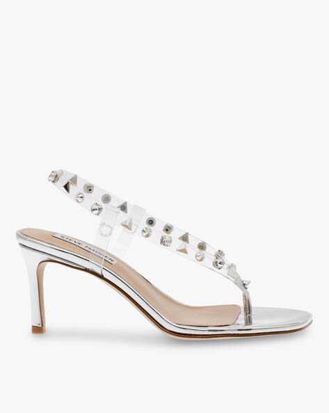 Buy White Heeled Sandals for Women by 