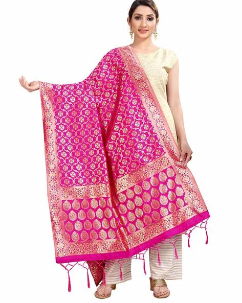 Banarasi Silk Woven Dupatta Price in India