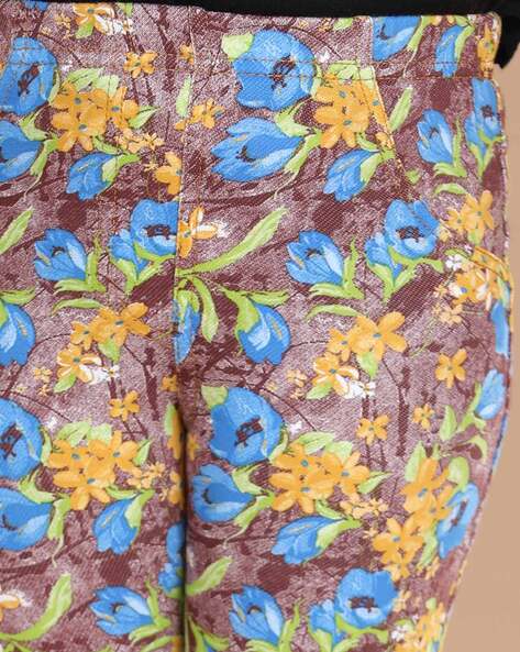 Pack of 2 Floral Print Leggings with Insert Pockets