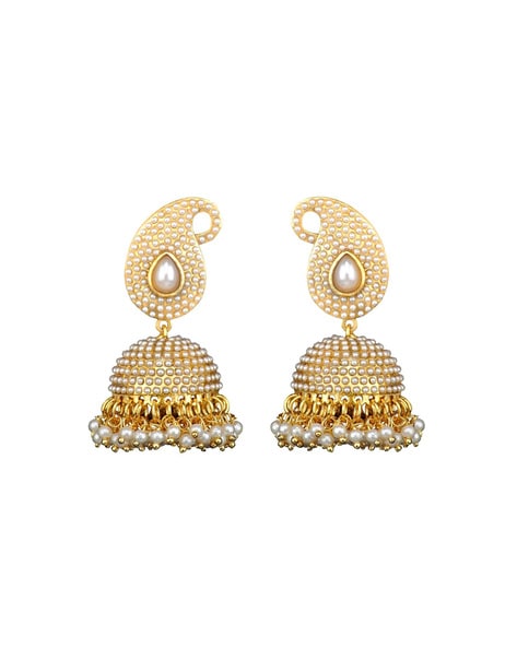 Buy Traditional Jhumka Earrings Gold Design for Daily Use