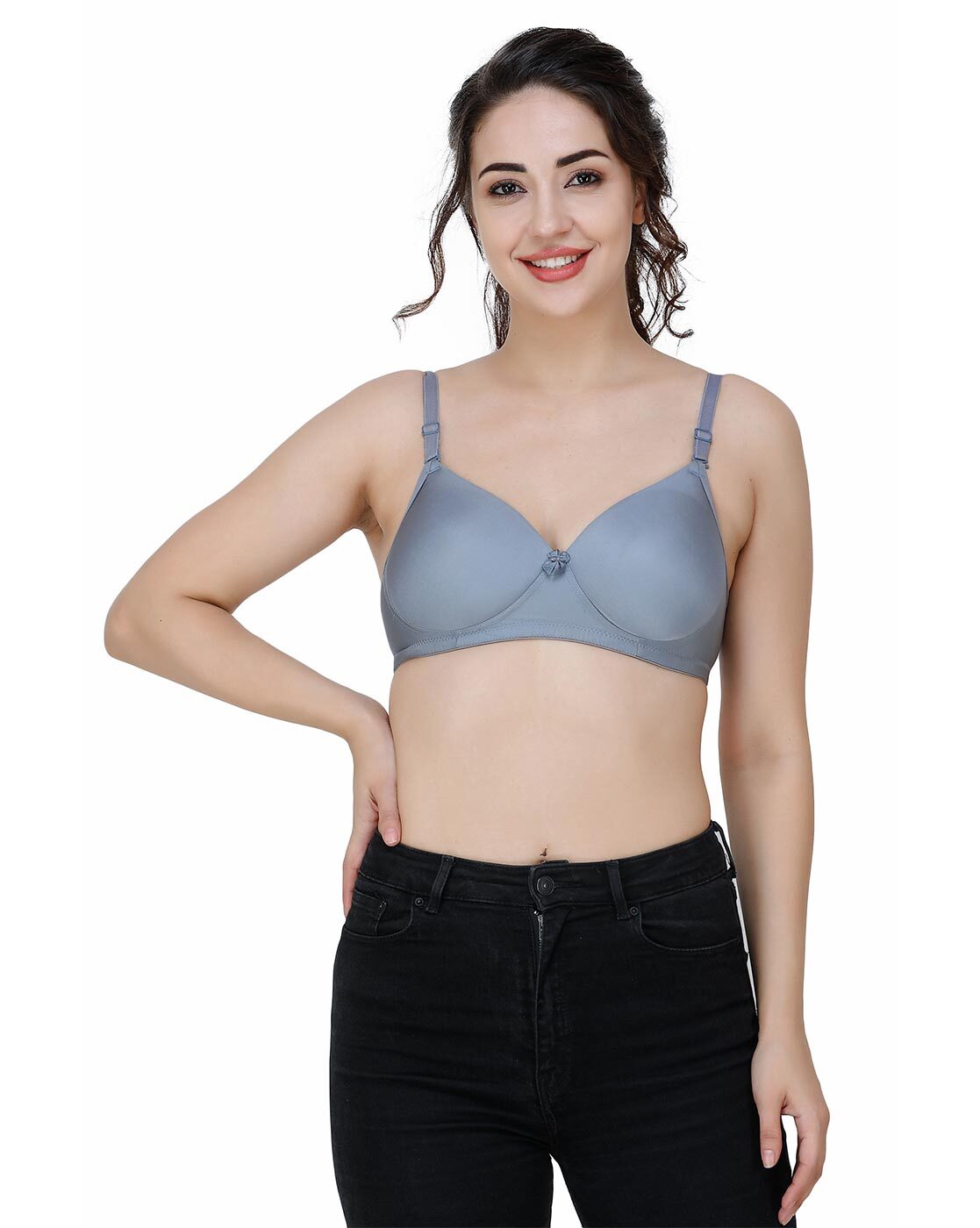 Gray Enterprise Girls Full Coverage Non Padded Bra - Buy Gray Enterprise  Girls Full Coverage Non Padded Bra Online at Best Prices in India
