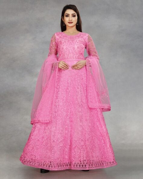 pink gown women