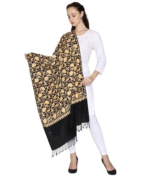 Kashmiri Embroidered Stole Price in India